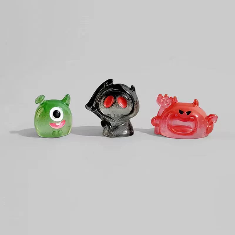 Halloween must-have creative three-dimensional little monster skeleton micro landscape DIY accessories desktop mini Halloween ornaments