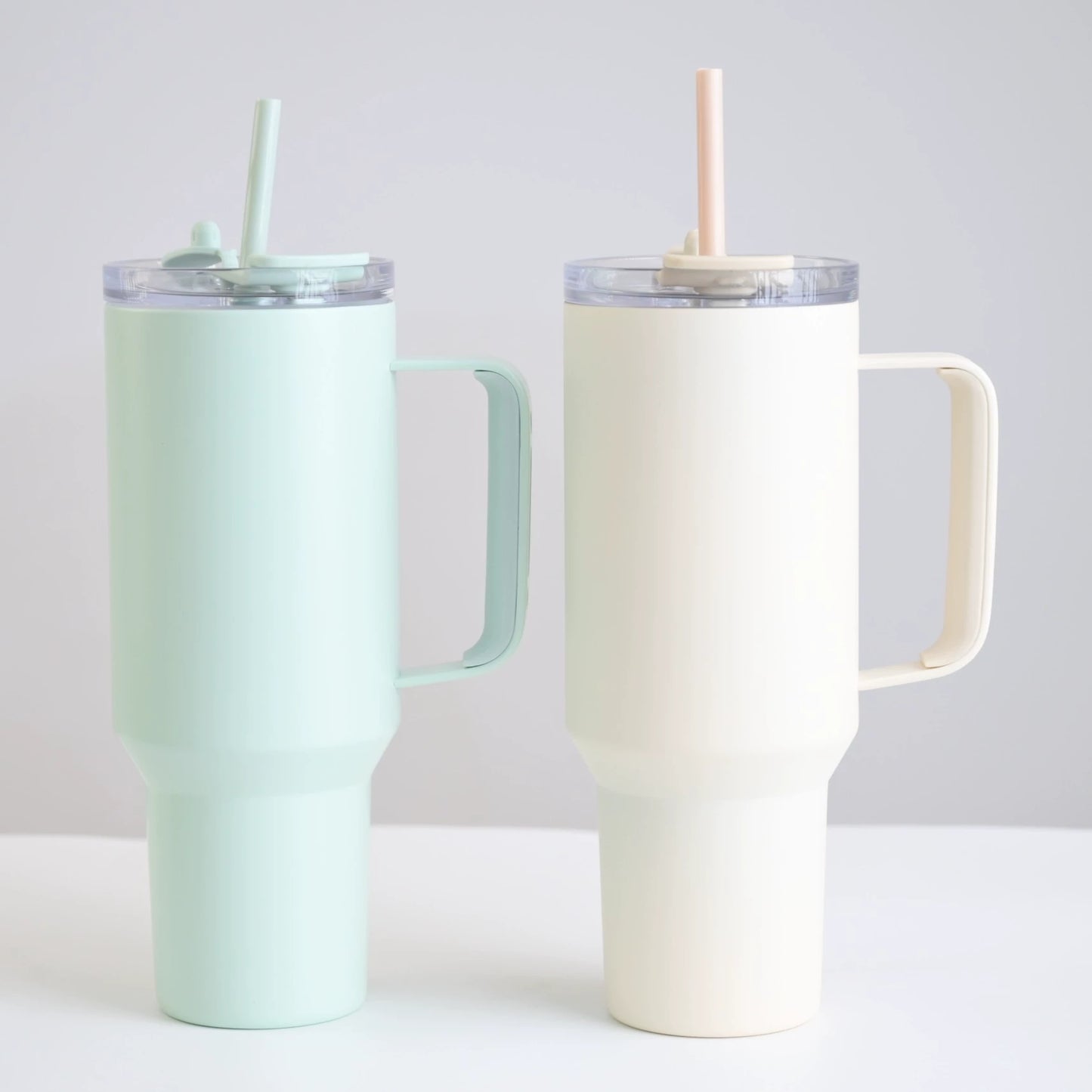 Thermos Cup Thermos Cup 1.18L Large Capacity Coffee Cup Water Cup Straw Cup Convenient Tea Cup