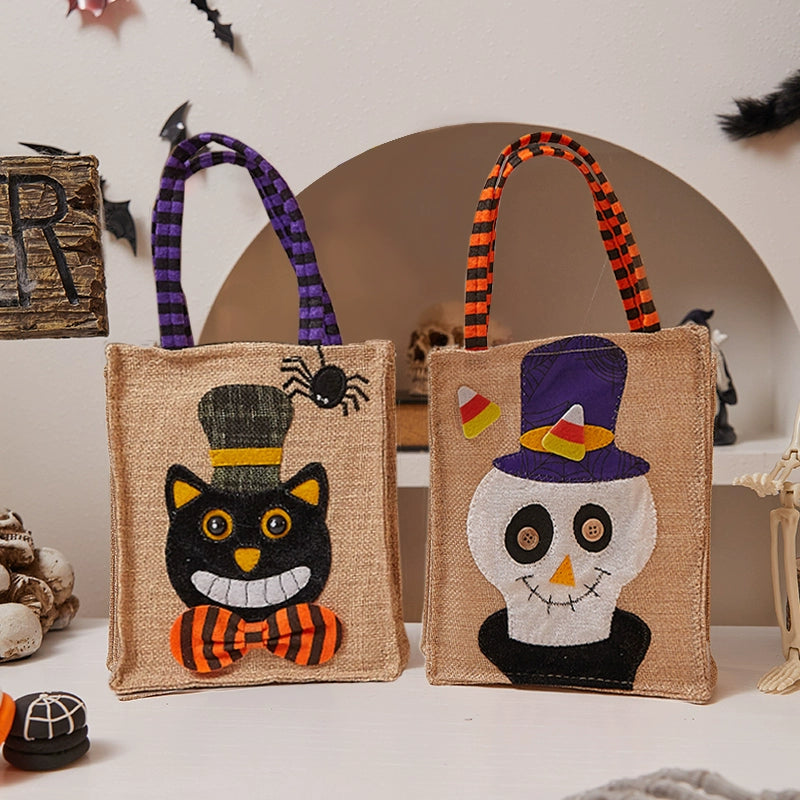 Halloween must-have small gifts, children's candy bags, buckets, kindergarten pumpkins, candy baskets, scene arrangement props