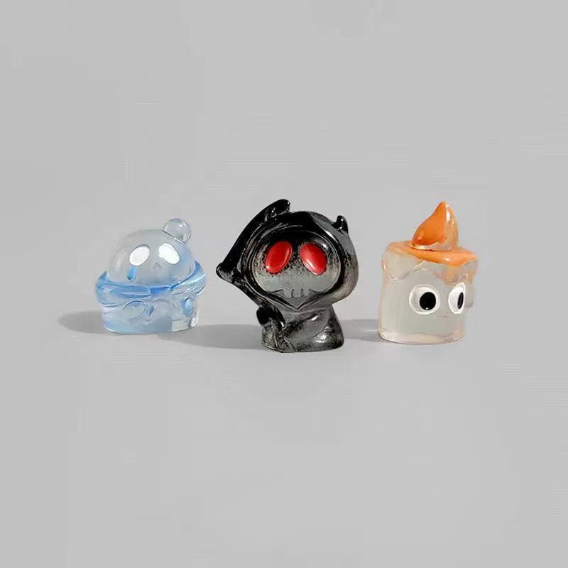 Halloween must-have creative three-dimensional little monster skeleton micro landscape DIY accessories desktop mini Halloween ornaments