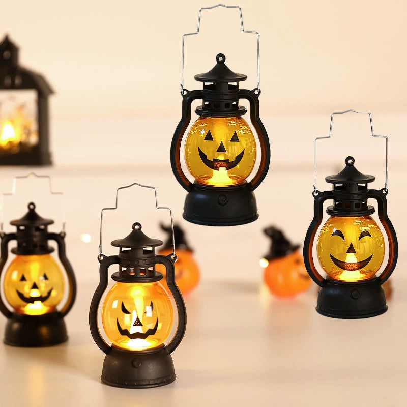 Halloween must-have jack-o-lantern children's portable night light decorations small items ornaments gift arrangement dress up ambient lights