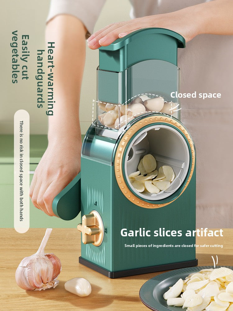 Vegetable cutting artifact, shredder, household wiping and planer, kitchen shredding potatoes, multifunctional roller slicer