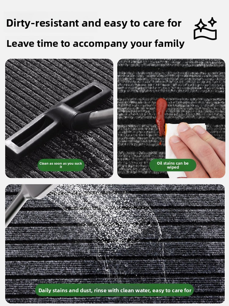 Kitchen floor mat, water absorption, non-slip and oil-proof, scrubbable leave-in, dirt-resistant foot mat, door mat, door mat, door carpet household