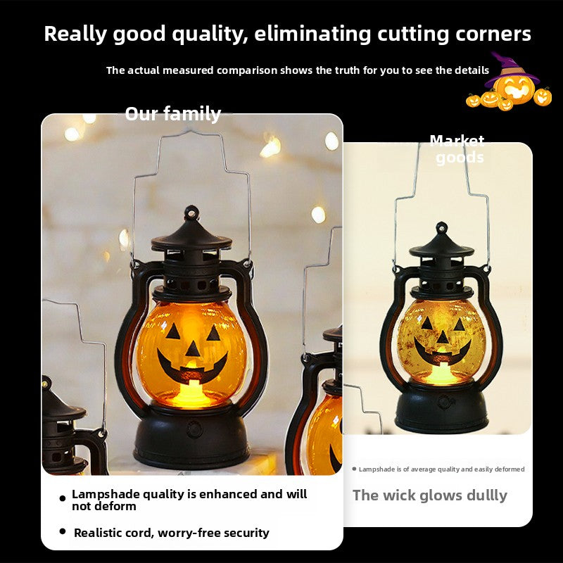 Halloween must-have jack-o-lantern children's portable night light decorations small items ornaments gift arrangement dress up ambient lights