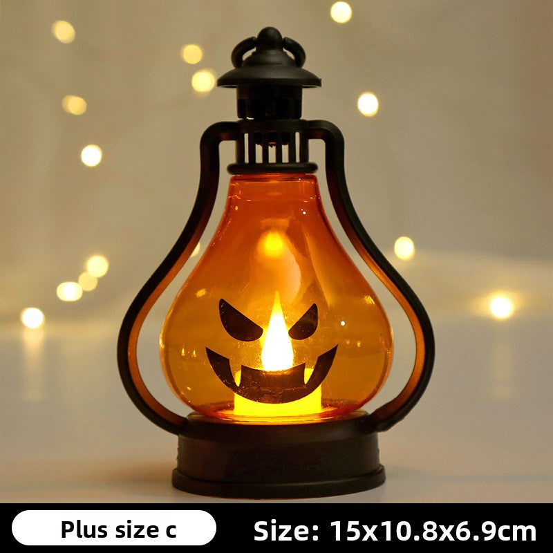 Halloween must-have jack-o-lantern children's portable night light decorations small items ornaments gift arrangement dress up ambient lights