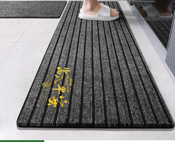 Kitchen floor mat, water absorption, non-slip and oil-proof, scrubbable leave-in, dirt-resistant foot mat, door mat, door mat, door carpet household