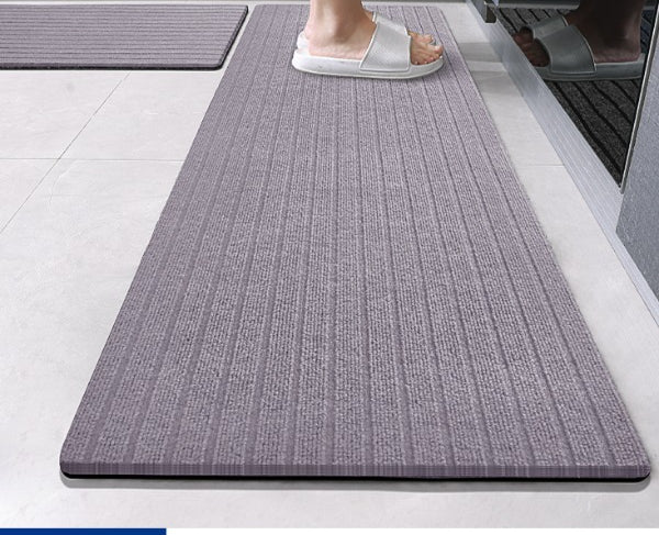 Kitchen floor mat, water absorption, non-slip and oil-proof, scrubbable leave-in, dirt-resistant foot mat, door mat, door mat, door carpet household