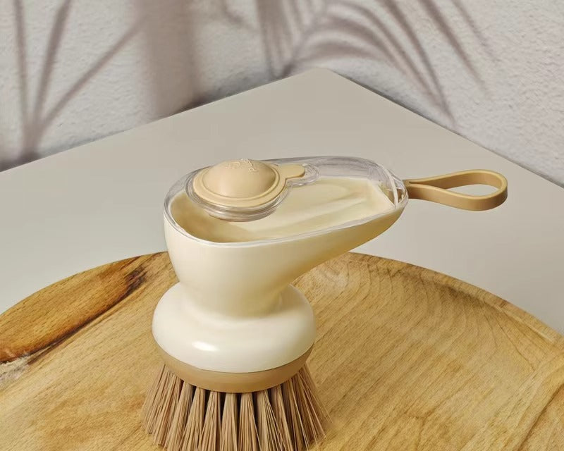 Gaolai kitchen special pot washing brush does not hurt the pot cleaning brush household long handle  add liquid short handle