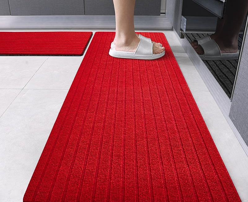 Kitchen floor mat, water absorption, non-slip and oil-proof, scrubbable leave-in, dirt-resistant foot mat, door mat, door mat, door carpet household