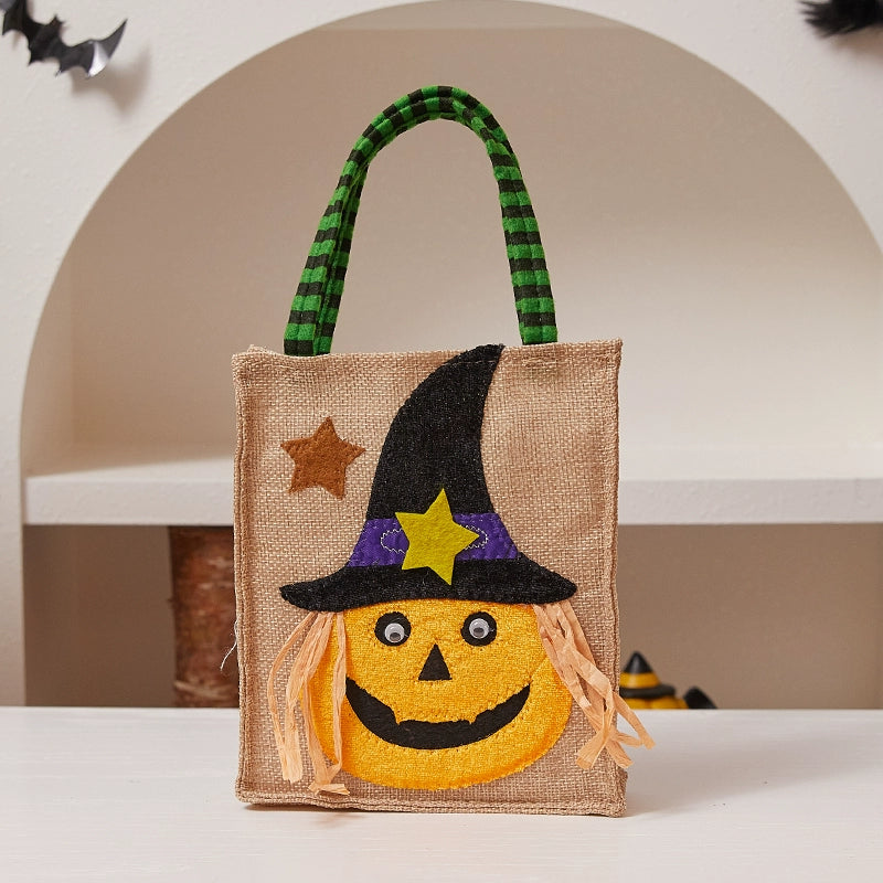 Halloween must-have small gifts, children's candy bags, buckets, kindergarten pumpkins, candy baskets, scene arrangement props