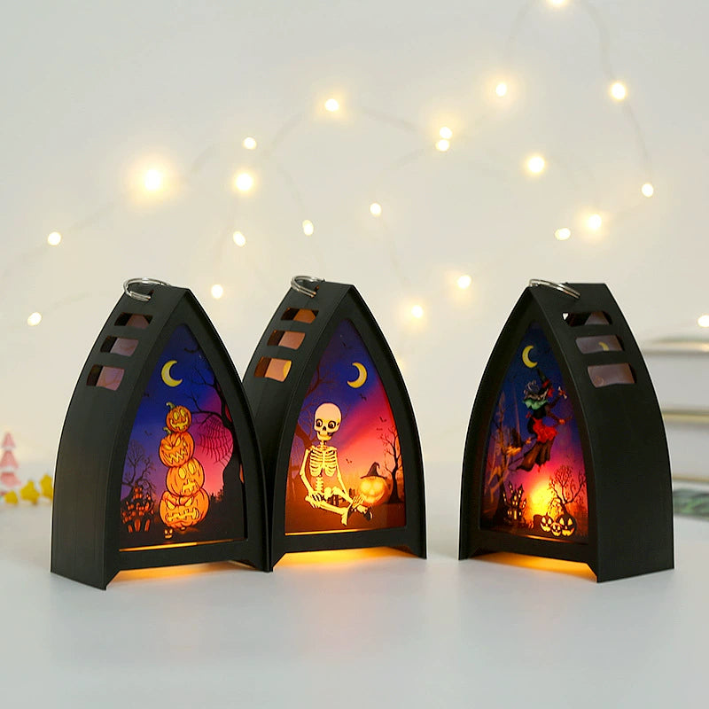 Halloween must-have jack-o-lantern children's portable night light decorations small items ornaments gift arrangement dress up ambient lights