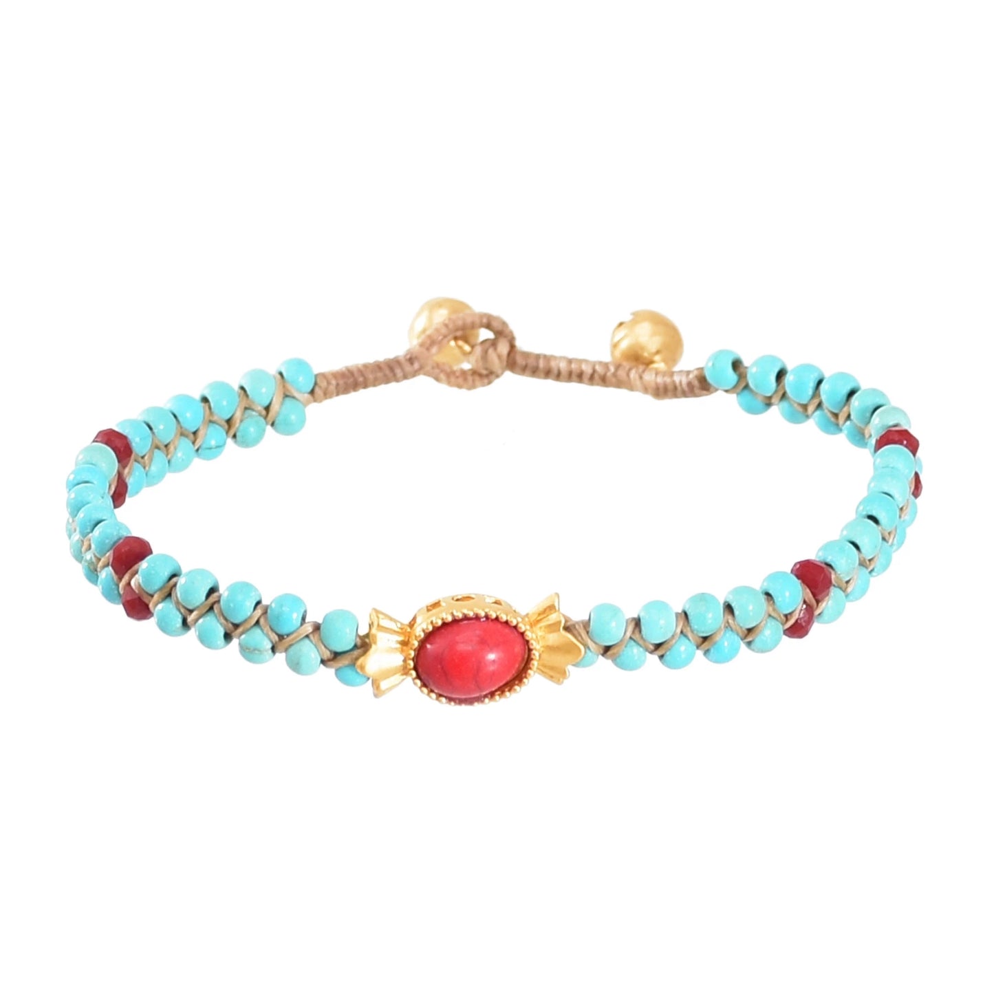 New Tibetan ethnic style bracelet women's retro Nepalese hand-woven bell bracelet fashionable versatile accessories