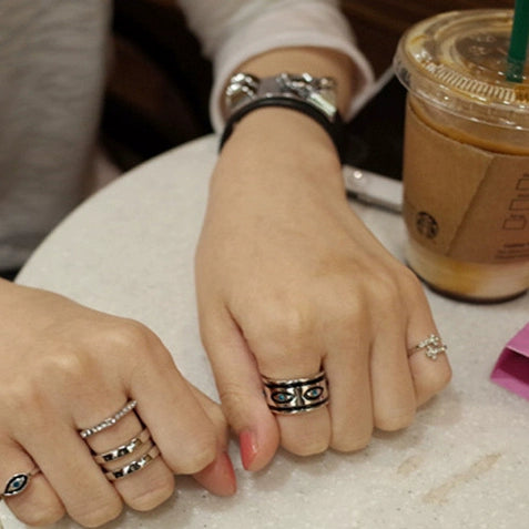 Style Fashion Niche Many Rings High-end Temperament Accessories Women