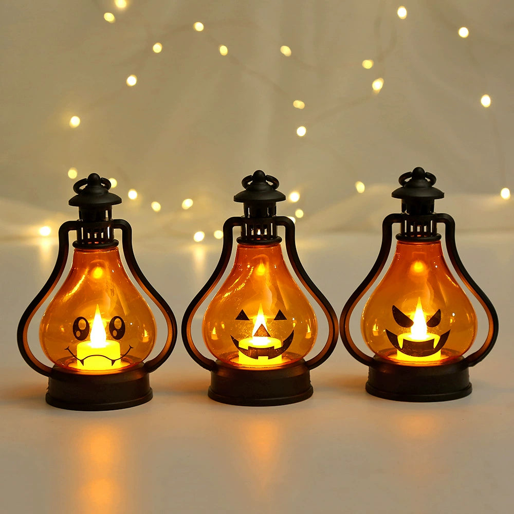 Halloween must-have jack-o-lantern children's portable night light decorations small items ornaments gift arrangement dress up ambient lights