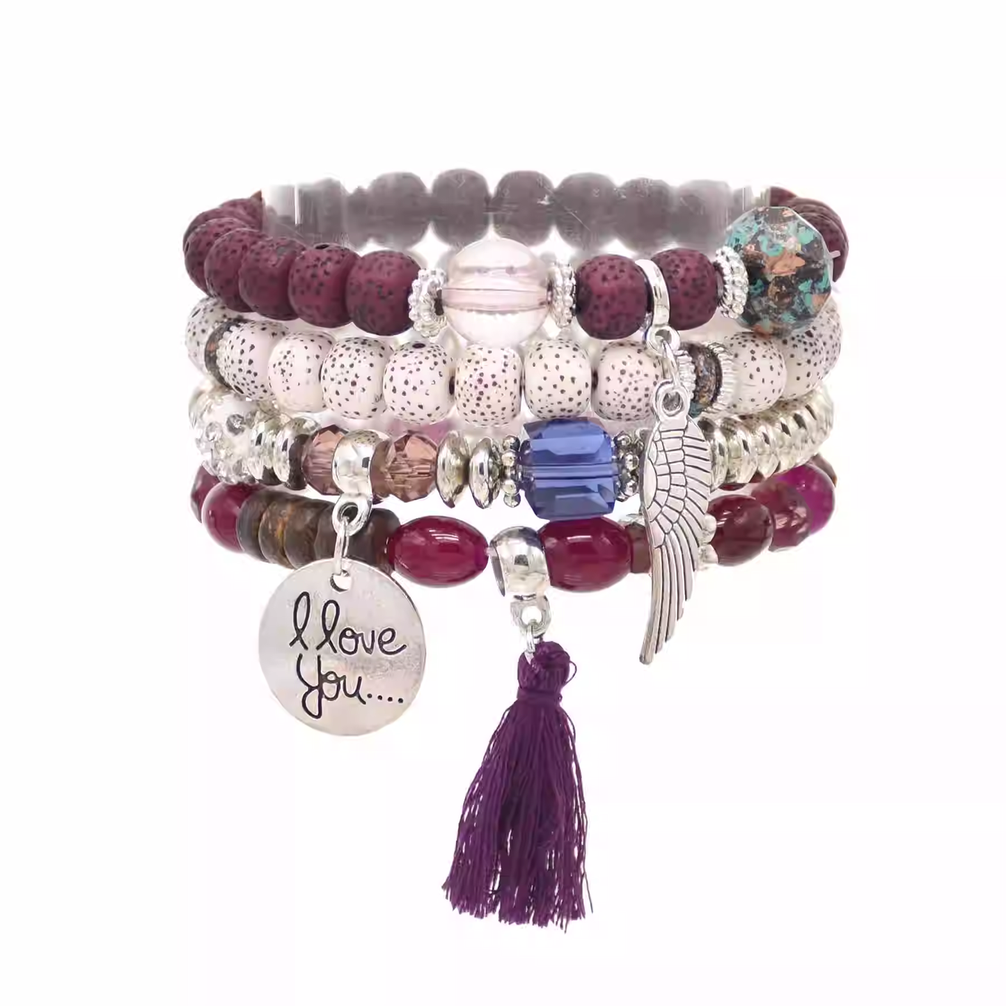 Ethnic style beaded multi-layer bracelet for men and women couples retro and versatile summer bracelet accessories