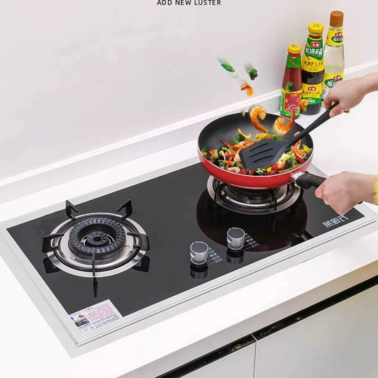 Gas stove edge banding strip Kitchen gas stove Sink pool Waterproof, oil-proof and high temperature resistant sticker Self-adhesive aluminum foil tape mildew