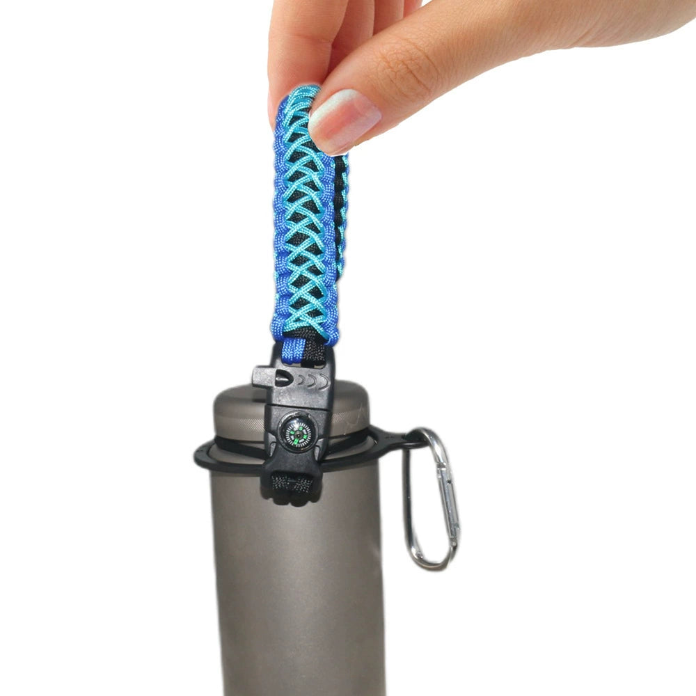 Outdoor sporting goods, mountaineering, camping, rock climbing, seven-core umbrella rope, woven kettle handle, new product.