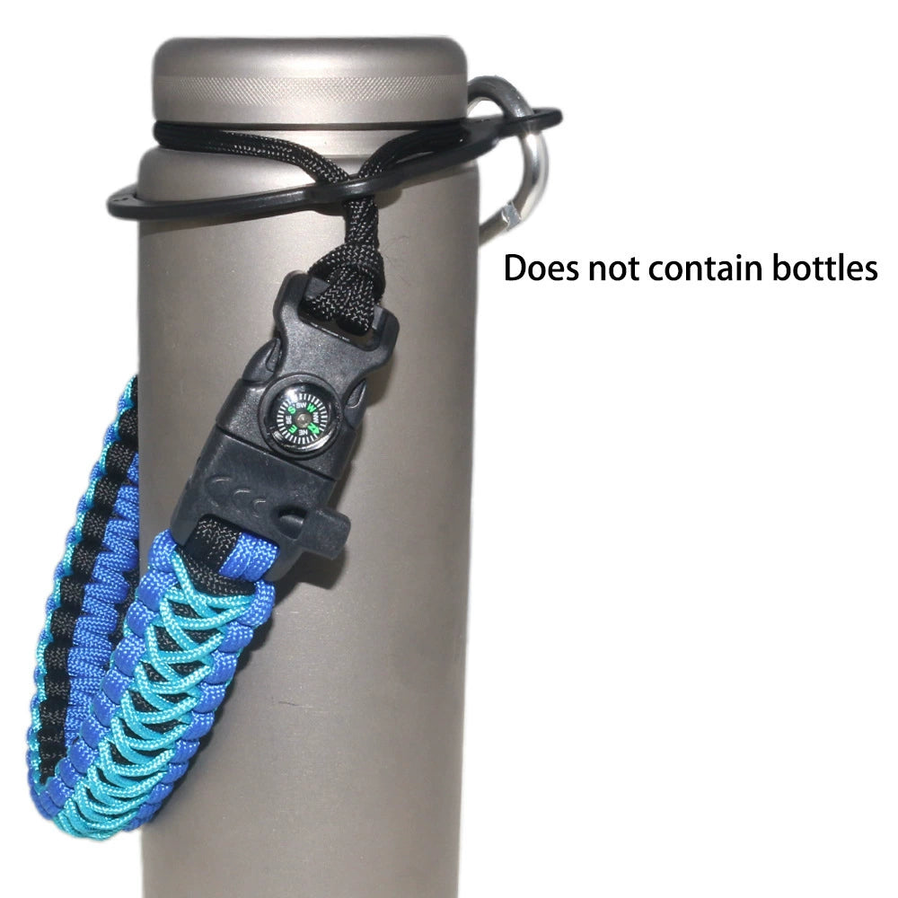 Outdoor sporting goods, mountaineering, camping, rock climbing, seven-core umbrella rope, woven kettle handle, new product.