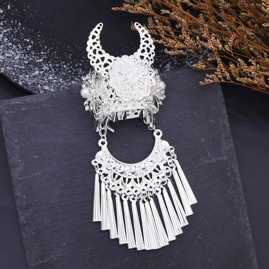 Guizhou Qianhu Miaozhai merchandise Miao headgear magnetic refrigerator sticker Yunnan travel souvenir souvenir wholesale