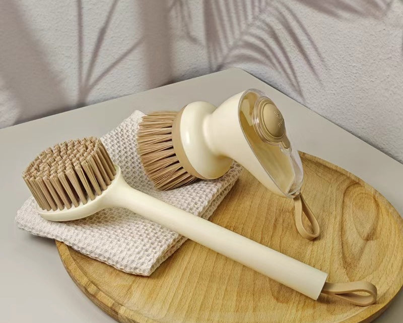 Gaolai kitchen special pot washing brush does not hurt the pot cleaning brush household long handle  add liquid short handle