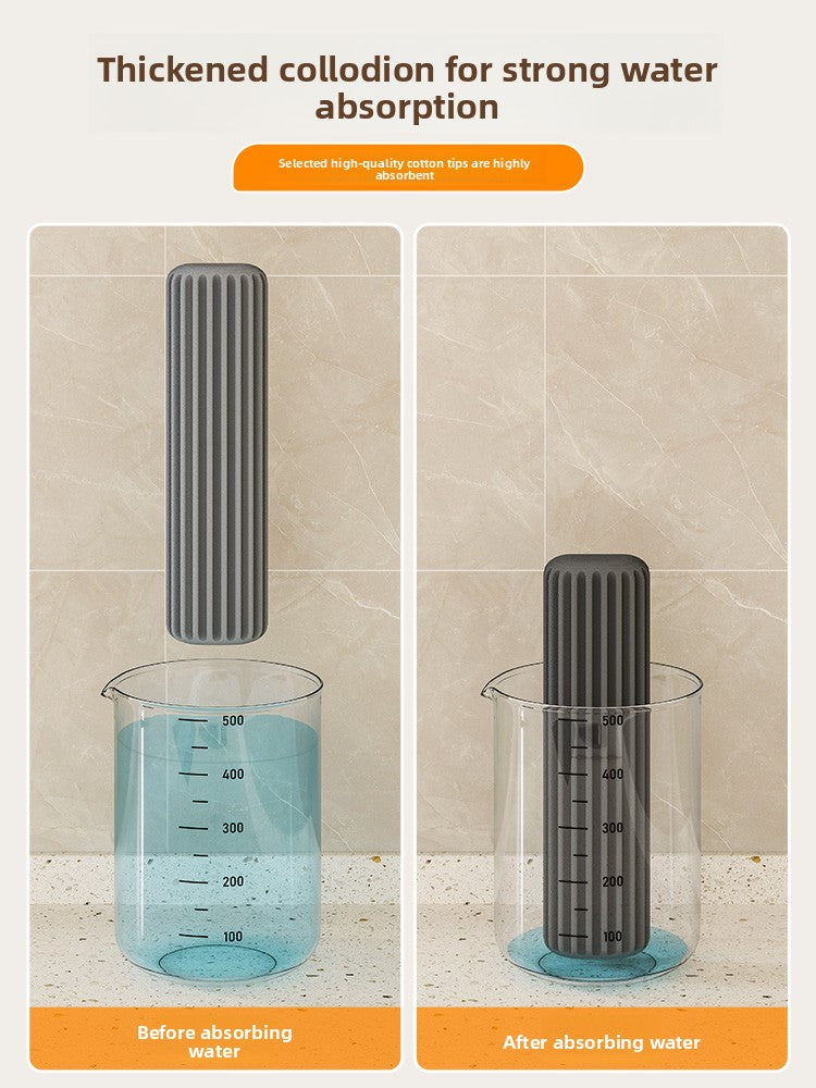 Mini small mop sponge absorbent household desktop handheld hand-washable bathroom lazy table wiping artifact multi-function
