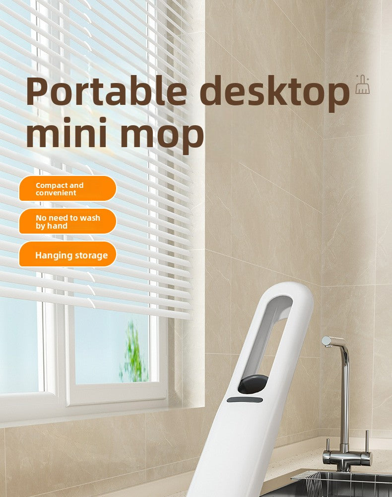 Mini small mop sponge absorbent household desktop handheld hand-washable bathroom lazy table wiping artifact multi-function