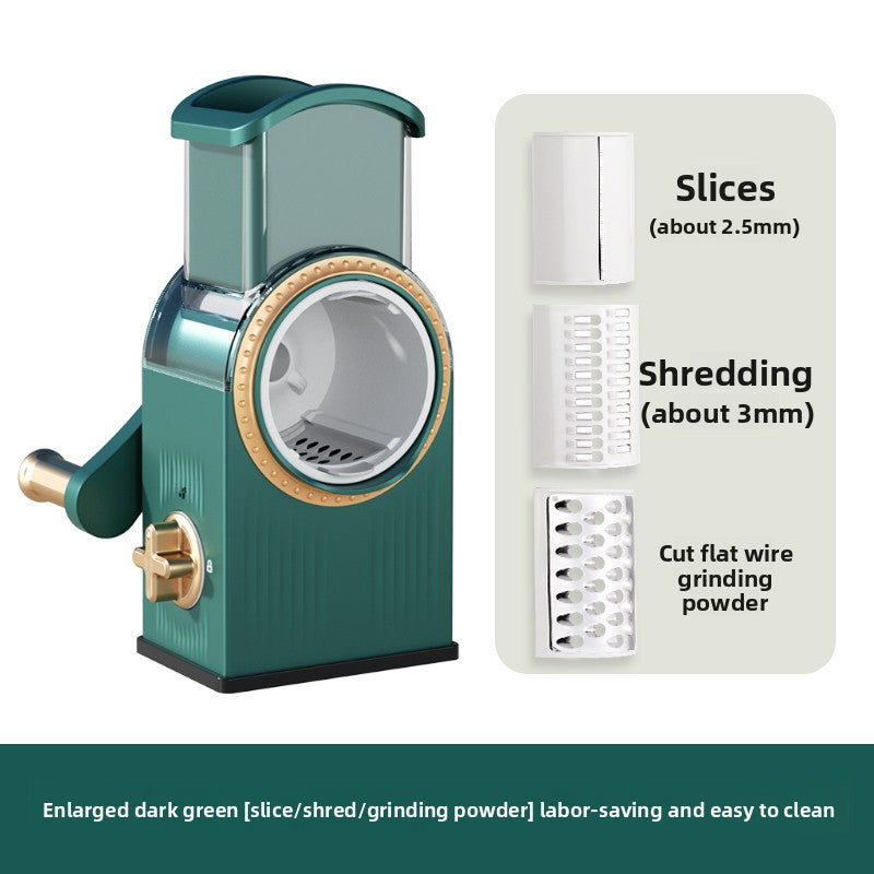 Vegetable cutting artifact, shredder, household wiping and planer, kitchen shredding potatoes, multifunctional roller slicer