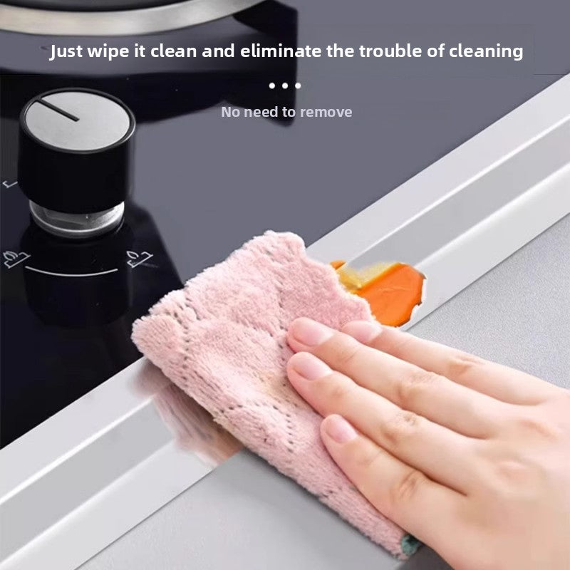 Gas stove edge banding strip Kitchen gas stove Sink pool Waterproof, oil-proof and high temperature resistant sticker Self-adhesive aluminum foil tape mildew