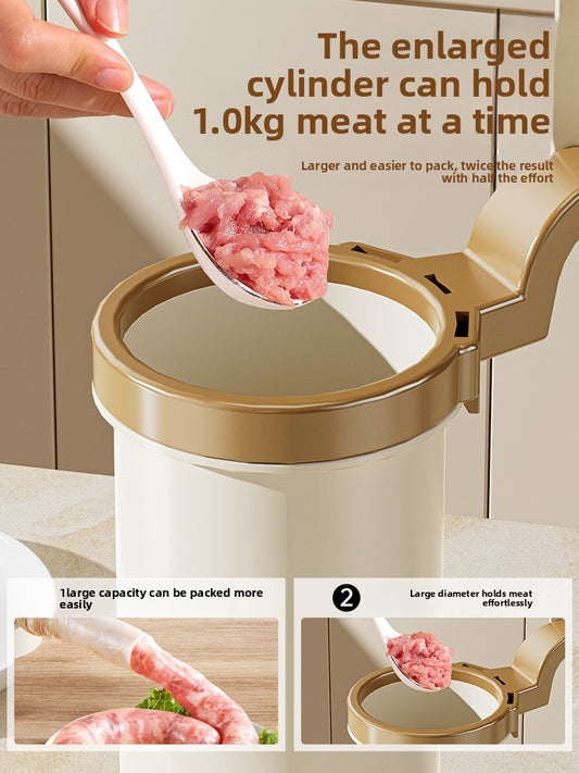 Enema Artifact Household Enema Machine Manual Filling Sausage Enema Machine Food Grade Casings Packed Sausage Jar Sausage Tools