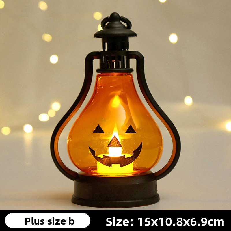 Halloween must-have jack-o-lantern children's portable night light decorations small items ornaments gift arrangement dress up ambient lights
