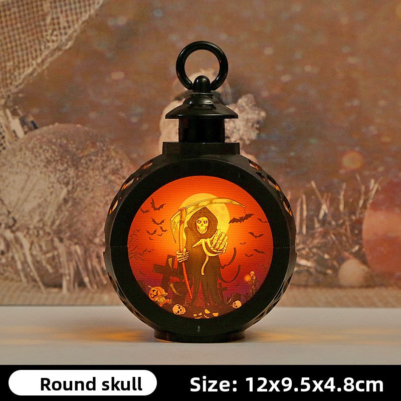 Halloween must-have jack-o-lantern children's portable night light decorations small items ornaments gift arrangement dress up ambient lights