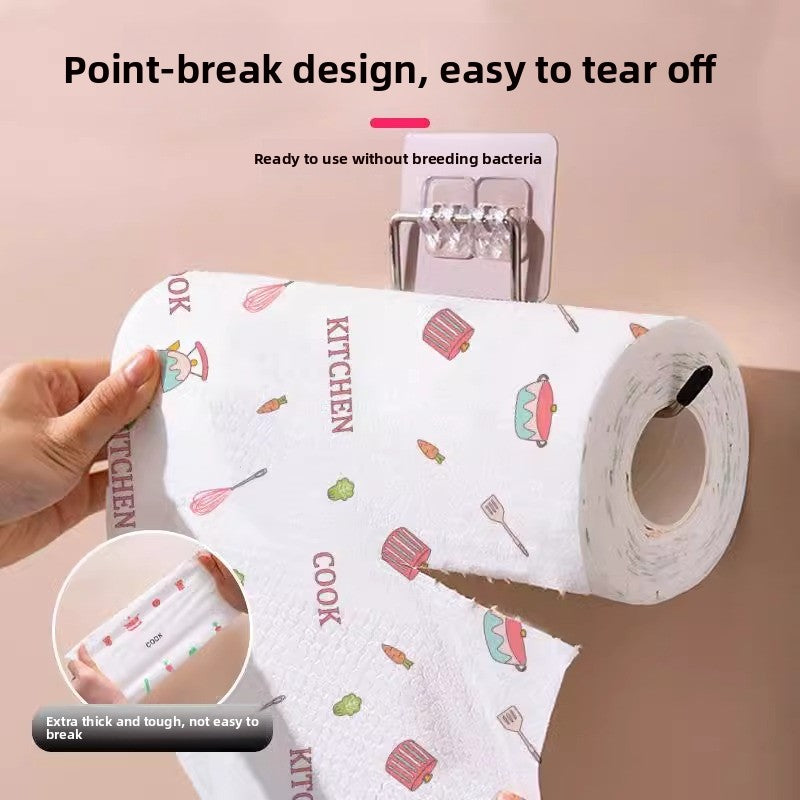 Kitchen paper towels, oil-absorbing paper, paper consumption, super oil-removing toilet paper, lazy rag, wet and dry wipes