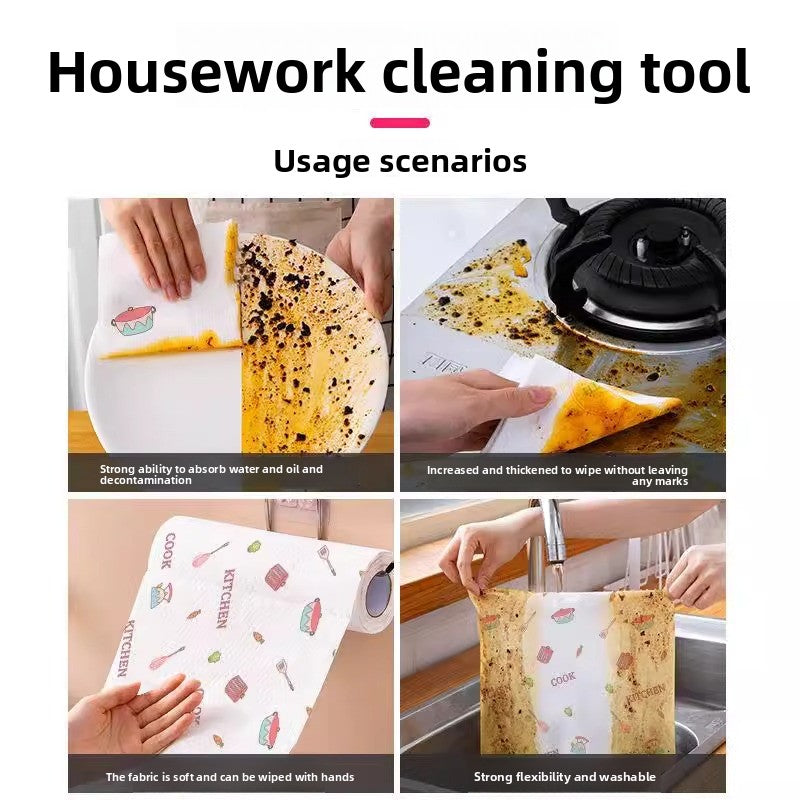 Kitchen paper towels, oil-absorbing paper, paper consumption, super oil-removing toilet paper, lazy rag, wet and dry wipes